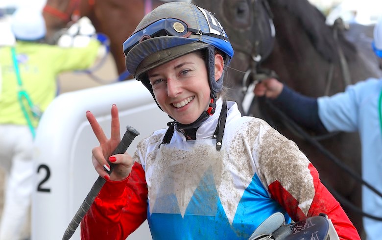 Big in Japan: Mickaelle Michel rode 30 winners on the National Association of Racing circuit, earning a huge following in Japan. Photo: Masakazu Takahashi