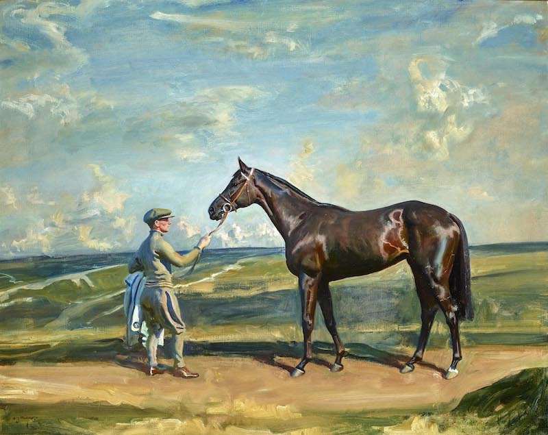 ‘Lord Derby’s Quashed’: 33-1 Oaks winner in 1935 who beat Kentucky Derby winner Omaha in the following year’s Ascot Gold Cup. Photo: © The Estate of Sir Alfred Munnings, Dedham, Essex