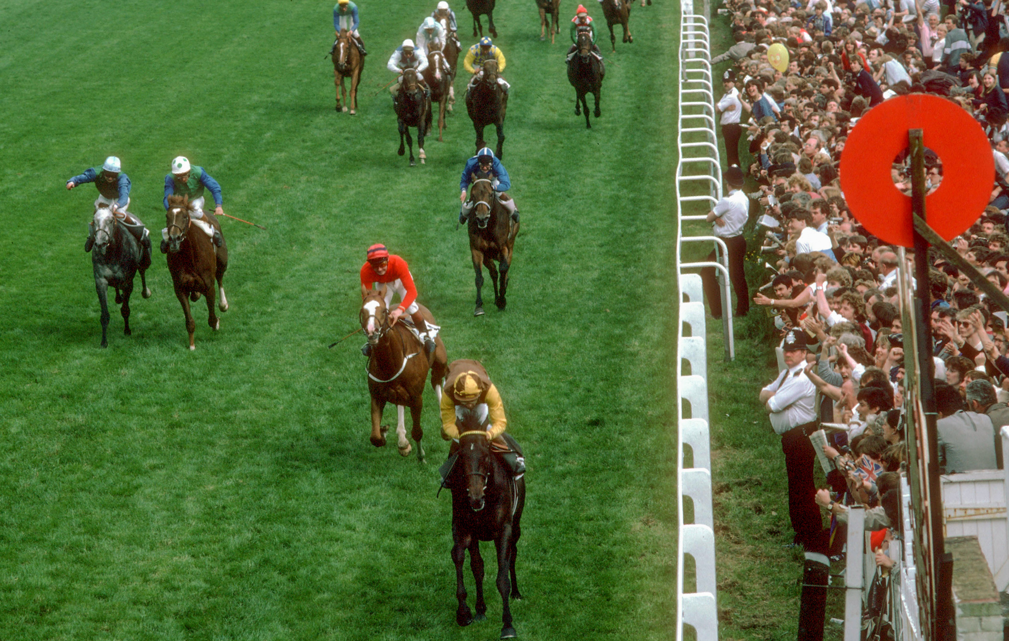 Teenoso: Lester Piggott got the ride on his ninth and last Derby winner when regular jockey Steve Cauthen was claimed to ride elsewhere. Photo: Mark Cranham/focusonracing.com