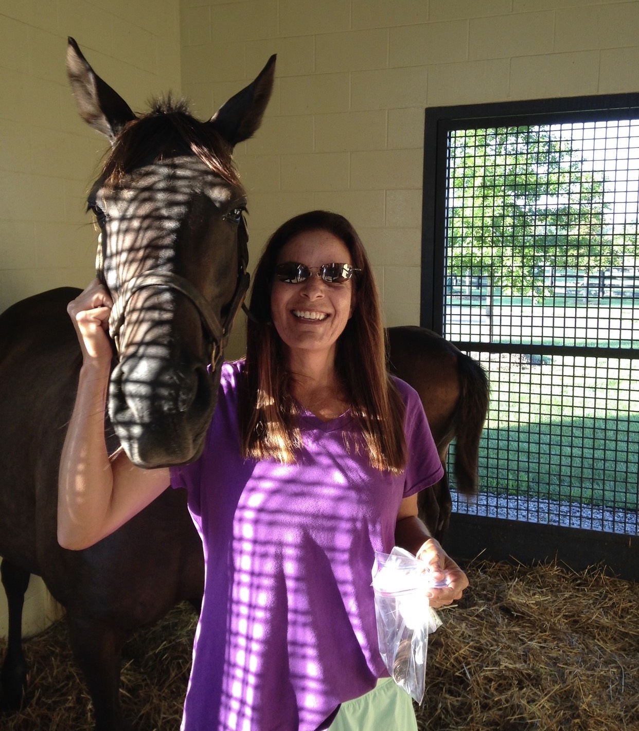 Jenine Sahadi with her favorite horse Annabelly. Photo supplied