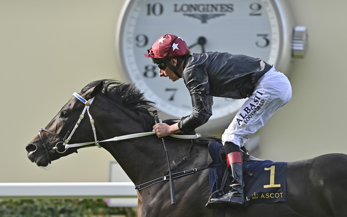 Royal Ascot winner: Claymore (Adam Kirby) wins the Hampton Court Stakes. Photo: Francesca Altoft / focusonracing.com