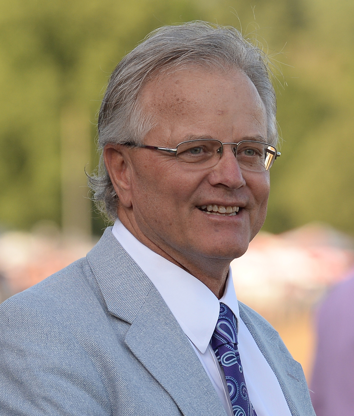 Bill Mott: Riley’s father is a three-time Eclipse Award-winning trainer (1995, 1996, 2011). Photo: NYRA / Coglianese