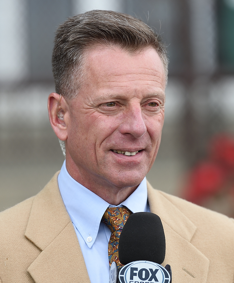 Former New York jockey Richard Migliore is doing the honors as emcee at Friday’s annual awards ceremony honoring divisional champions among state-breds. Photo: NYRA/Coglianese