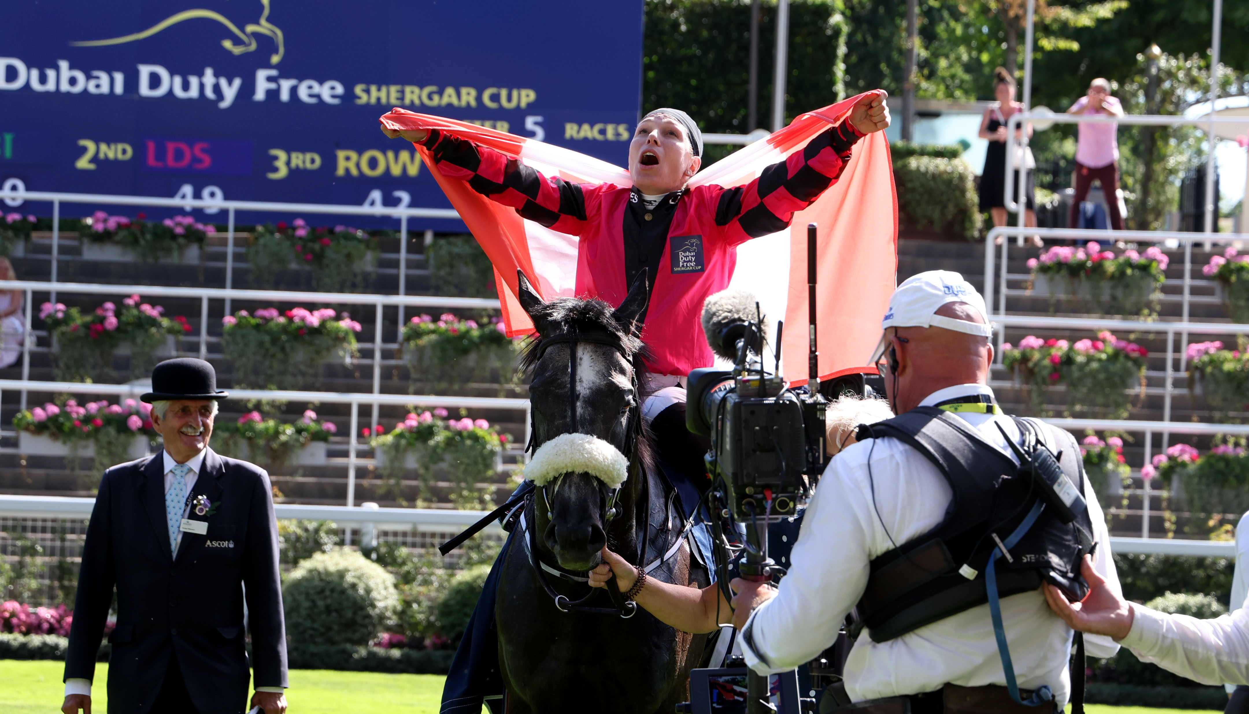 Ascot regular: Emma-Jayne Wilson has ridden at seven Shergar Cups, partnering her fourth winner in 2022 on Jungle Cove in the Mile. Photo: Dan Abraham / focusonracing.com