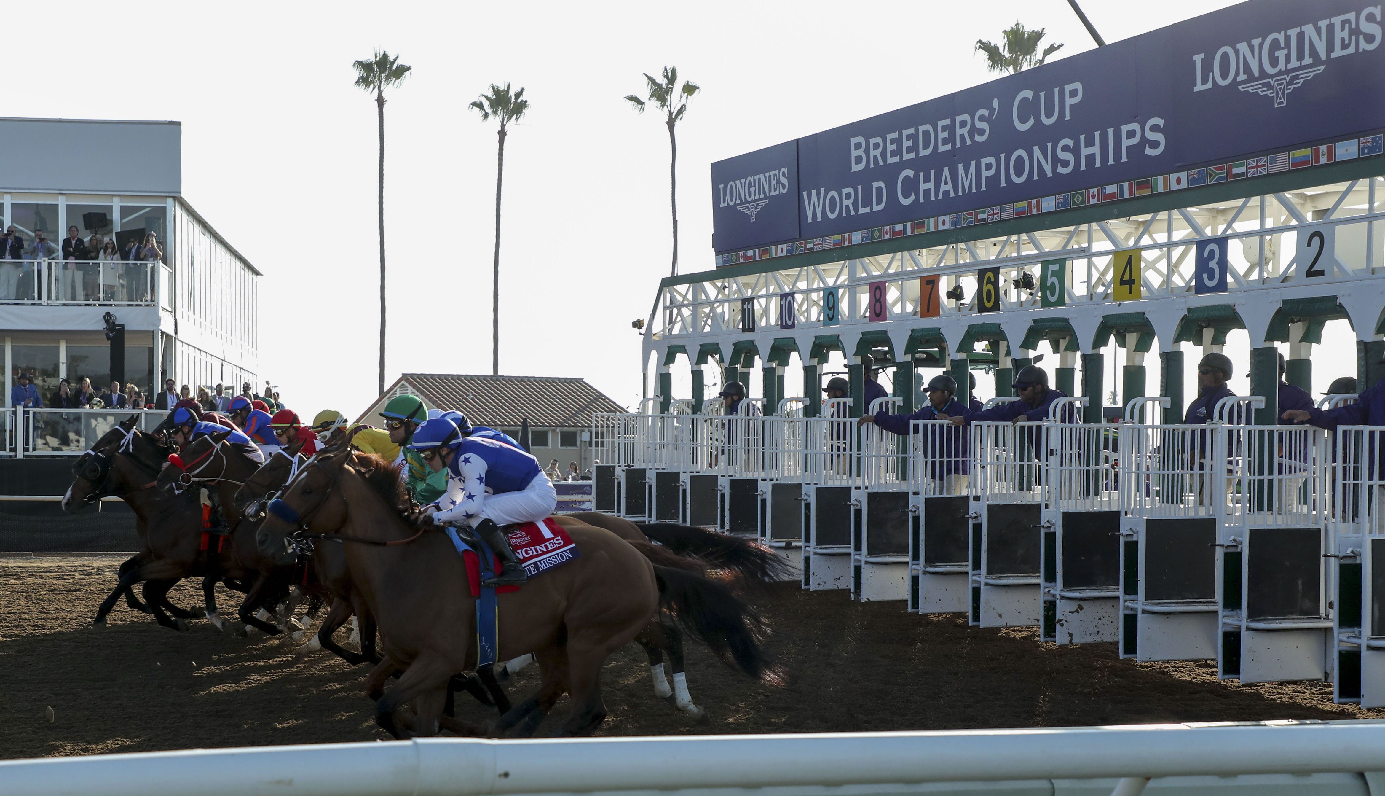 They’re off: five winners at last year’s Breeders’ Cup at Del Mar qualified through the ‘Win and You’re In’ Challenge. Photo: Matt Wooley/Breeders’ Cup/Eclipse Sportswire/CSM