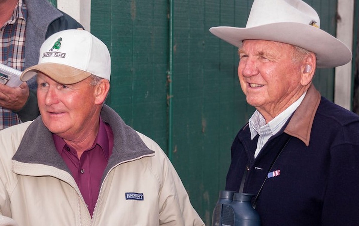 Greg Gilchrist (left) and Harry Aleo were the men behind the magical career of Lost In The Fog. Photo: Vassar Photography