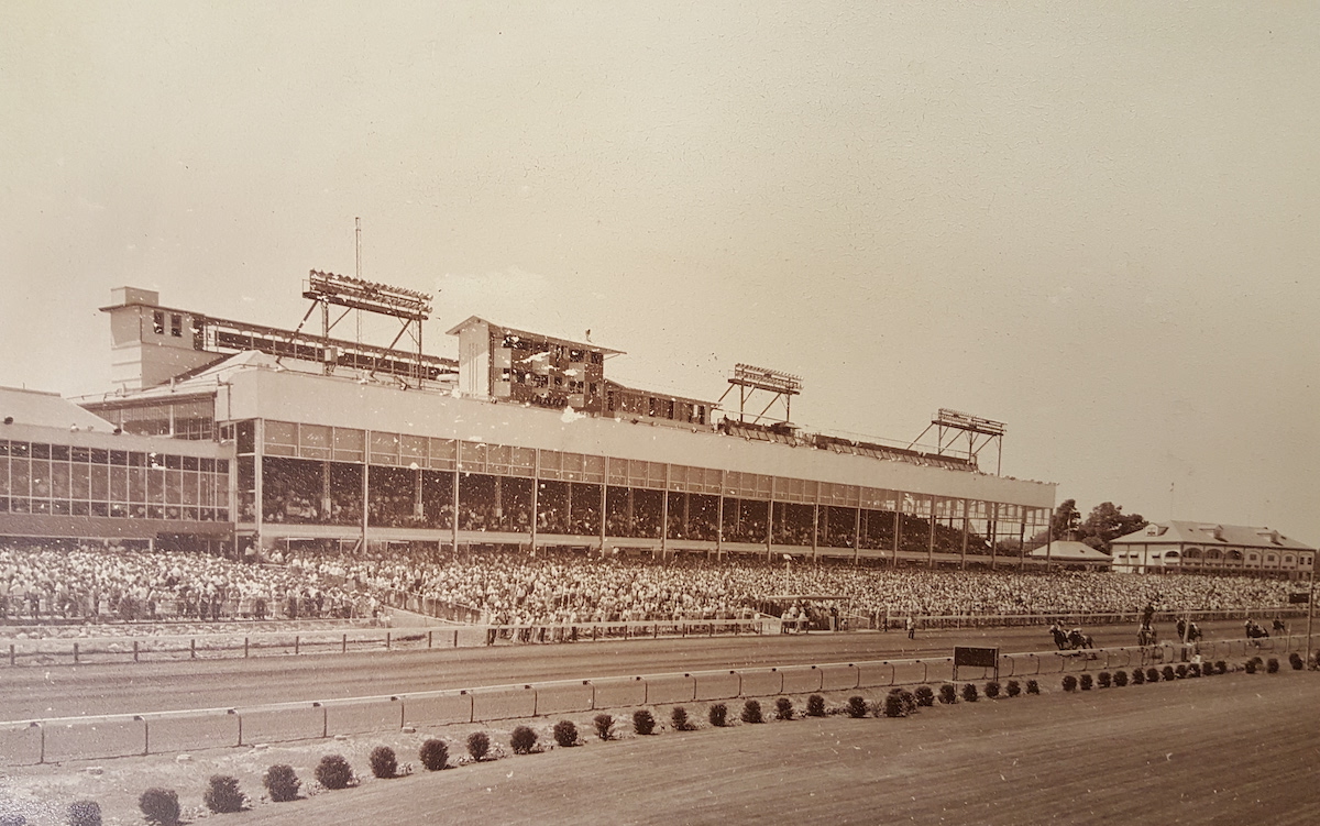 Packed stands at Rockingham Park in the 1970s. Photo: Rockingham Park Archives/Archivist Scott Oldeman