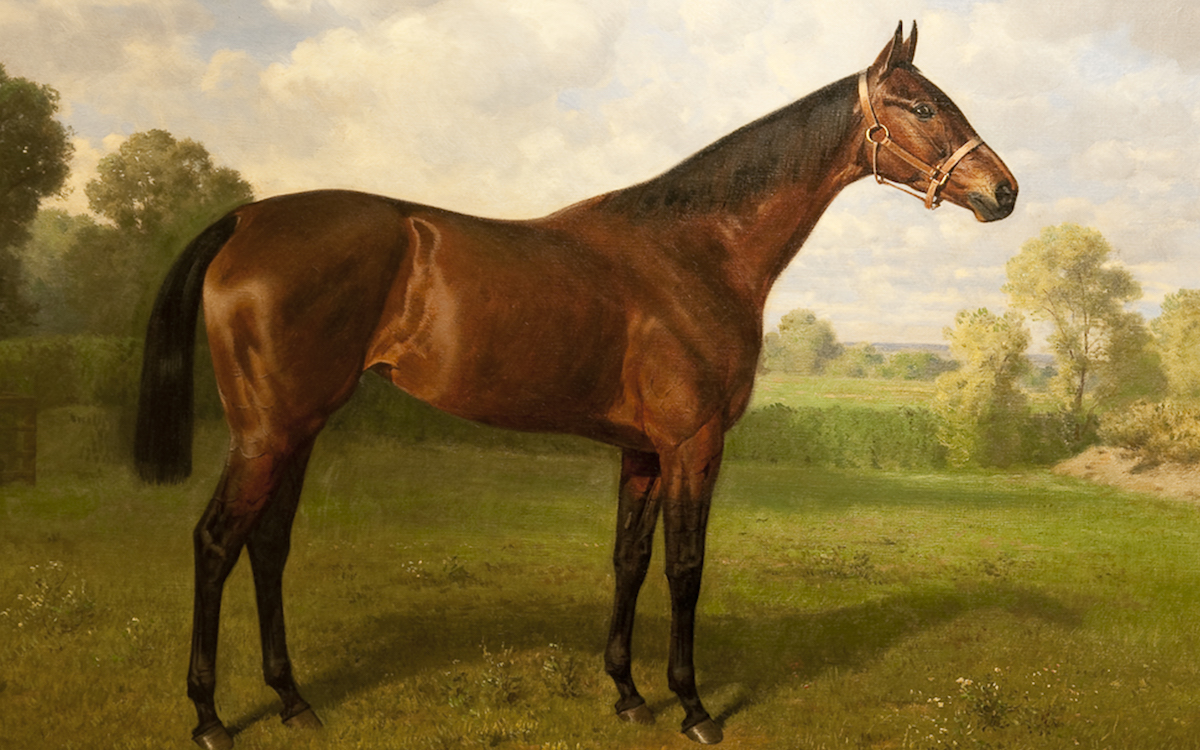 Racing legend: Sceptre is the only horse in the history of the sport to have won four Classics. Portrait by Emil Adam, courtesy of National Horseracing Museum
