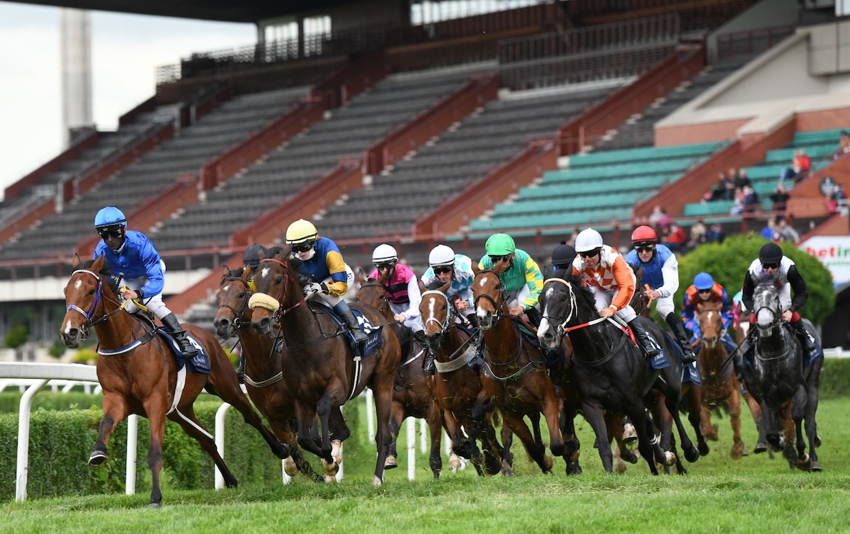 Rounding the turn:  Velká Chuchle racecourse on the southern outskirts of Prague is home to the Czech Derby. Photo: Bohumil Křižan