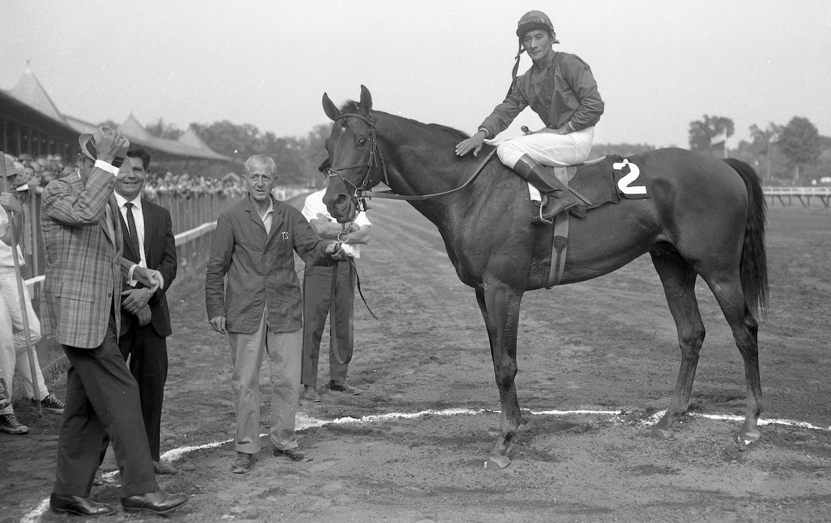Dr. Fager: eight-length Whtiney success was just one of a series of amazing displays in 1968. Photo courtesy of NYRA/Coglianese Photo