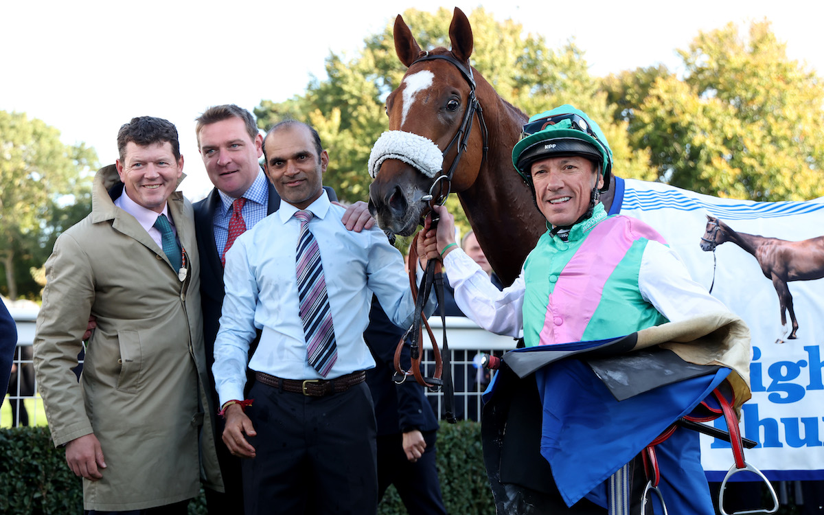 Chaldean: Dewhurst Stakes winner is Dettori's probable mount in the 2000 Guineas at Newmarket. Photo: Dan Abraham / focusonracing.com