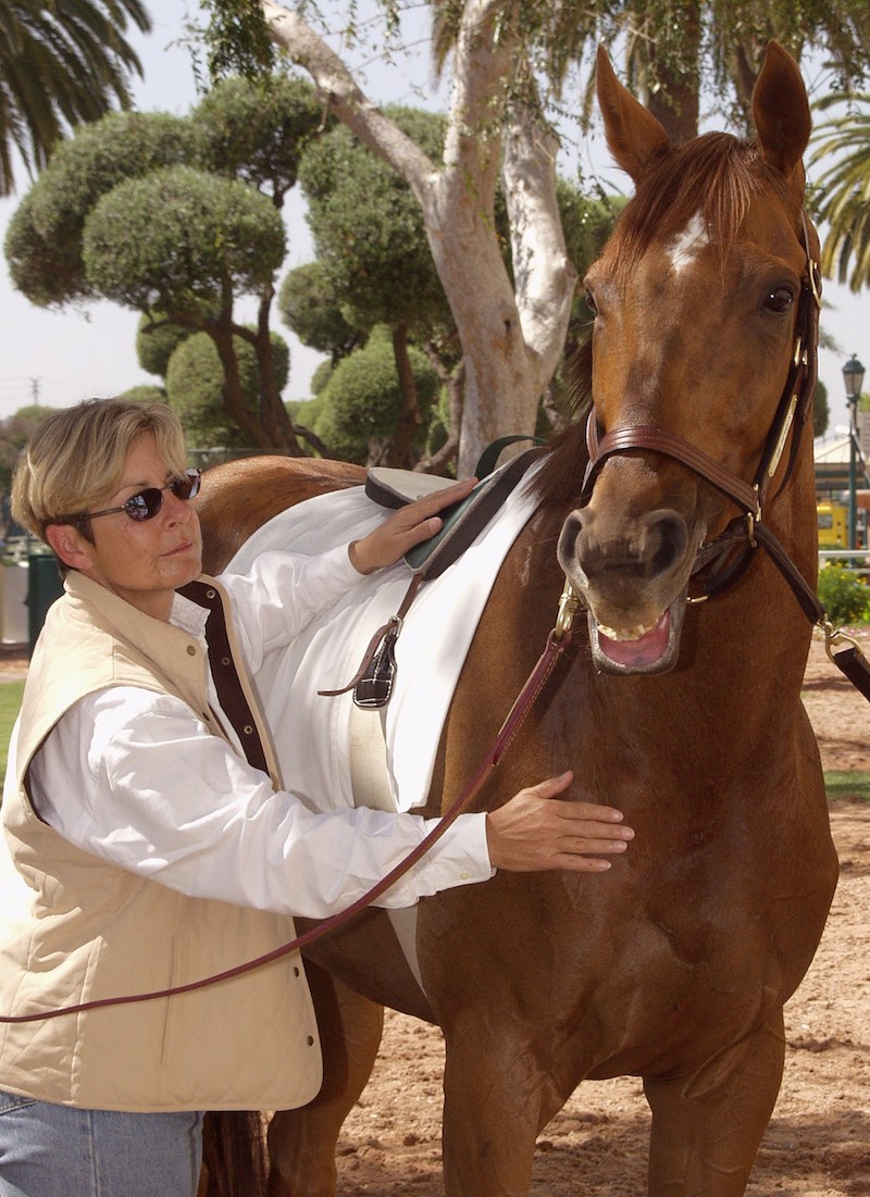 Trainer Laura de Seroux was tuned into Azeri's every move through two championship seasons. Photo: Benoit