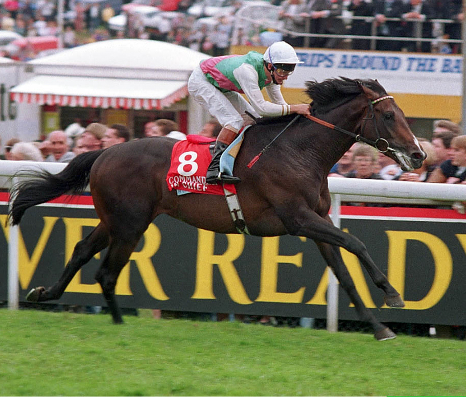 Mick Kinane and Commander In Chief triumph at Epsom. Photo: Mark Cranham / focusonracing.com