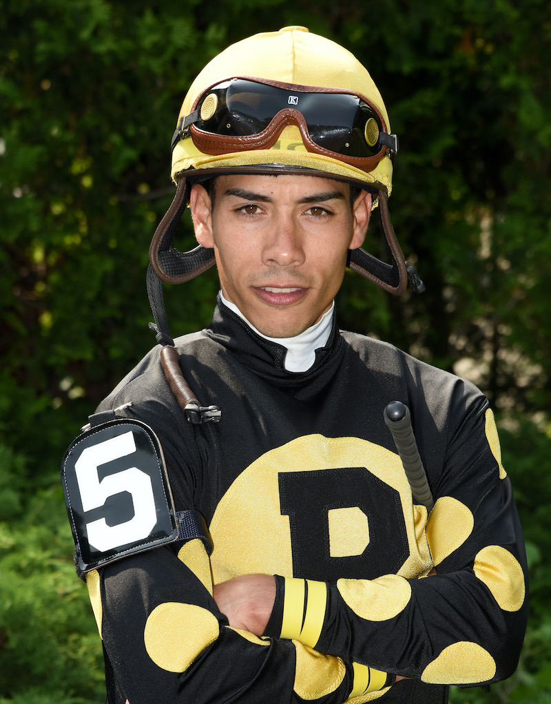 Jose Ortiz: ‘I love this horse – he’s got some character and is very classy.’ Photo: NYRA / Coglianese