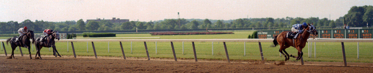 Glory days: Secretariat’s stablemate Riva Ridge won the Belmont Stakes by seven lengths in 1972. Photo: NYRA / Bob Coglianese