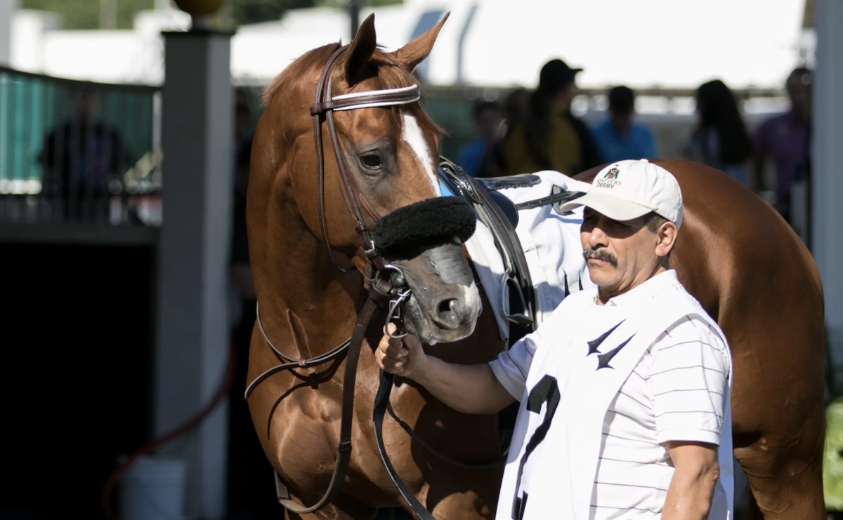 Eskenforit pictured as a two-year-old at Churchill Downs. Photo: Holly Smith