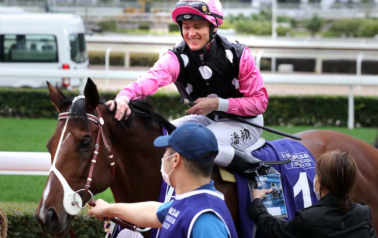Famous partnership: Zac Purton with dual HK Horse of the Year Beauty Generation, the region’s biggest prize-money earner before Golden Sixty. Photo: HKJC