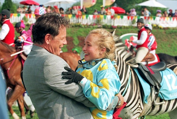 Bruce Greenwood and Hayden Panettiere have a father-daughter moment (Warner Bros. photo)