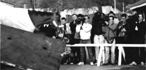 Cynosure of all eyes: Arazi arrives at Churchill Downs ahead of the 1992 Kentucky Derby. Photo supplied