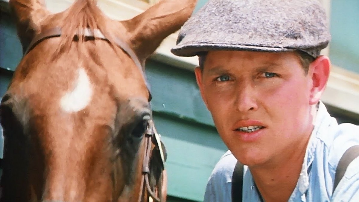Tom Burlinson as Tommy Woodcock, the groom who rose to the challenge of Phar Lap. (20th Century Fox photo)