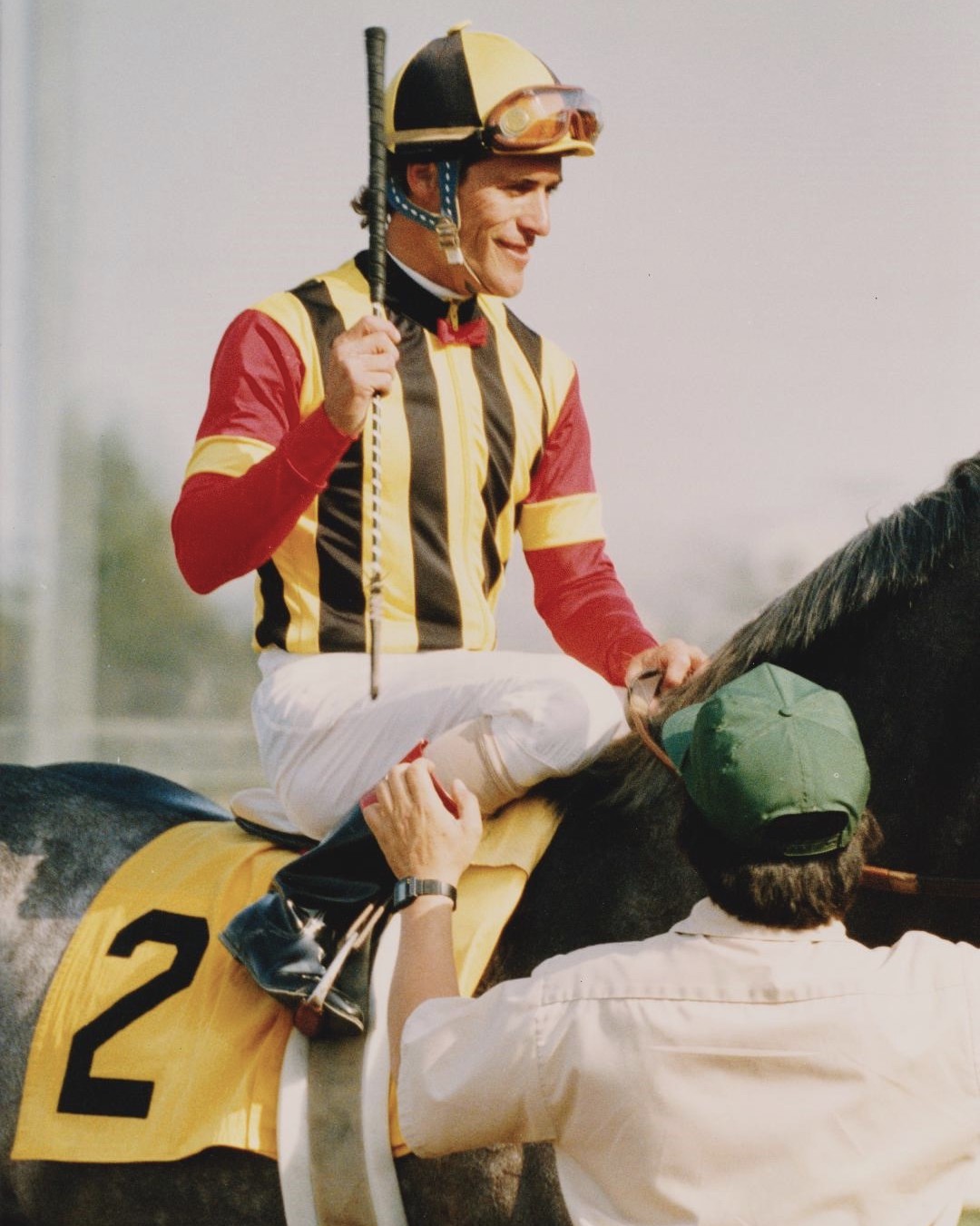 Gary Stevens, Golden Pheasant's main man in the saddle. (Photo courtesy of Hollywood Park, provided by Edward Kip Hannan & Roberta Weiser)