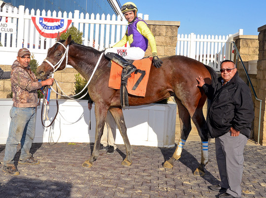 Day job: jockey tutor Jose Corrales has a career total of 575 winners as a trainer to add to more than 1,000 as a jockey. Photo: Jim McCue / Maryland Jockey Club