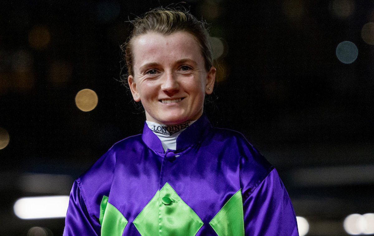 Hollie Doyle: inspirational figure for female jockeys. Photo: Hong Kong Jockey Club