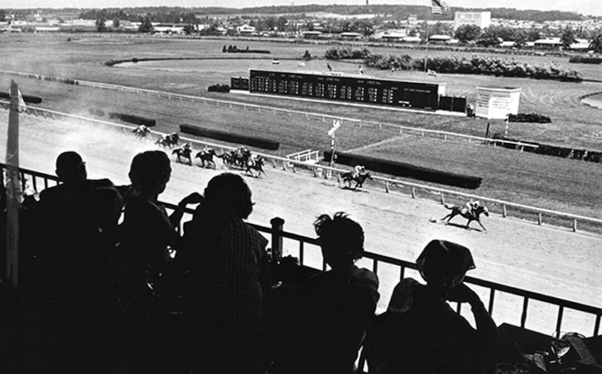 View from the stand at Randall Park in Cleveland, where a young Andrew Beyer made his racetrack bow. Photo: Cleveland State University Library Special Collection