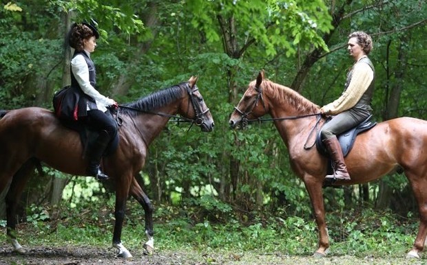 Horses first, passion later for main characters Erno and Klara. Photo courtesy of Skyfilm