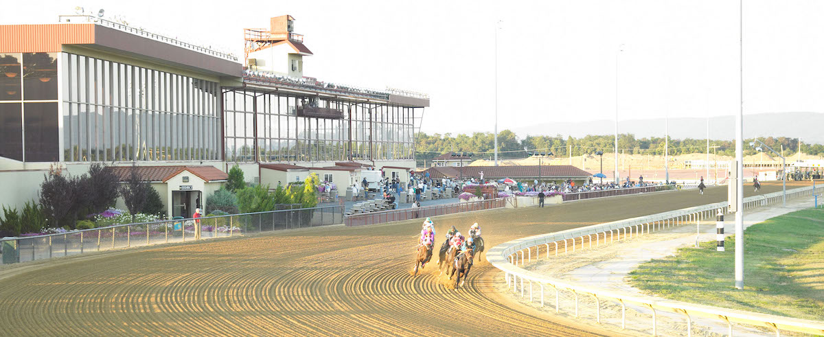 Historic hometown track: action at Charles Town, which celebrates its 90th anniversary in December 2023. Photo supplied