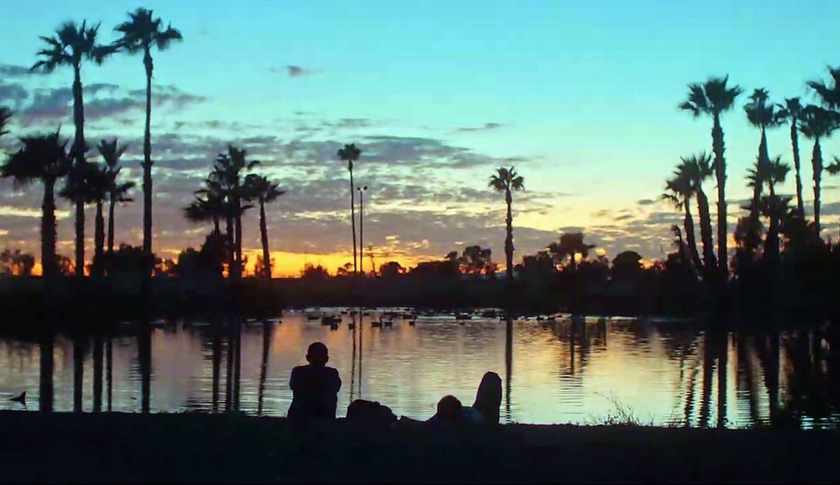 The filmmakers had an eye for racetrack images lit by the golden hour. Photo: Sony Pictures
