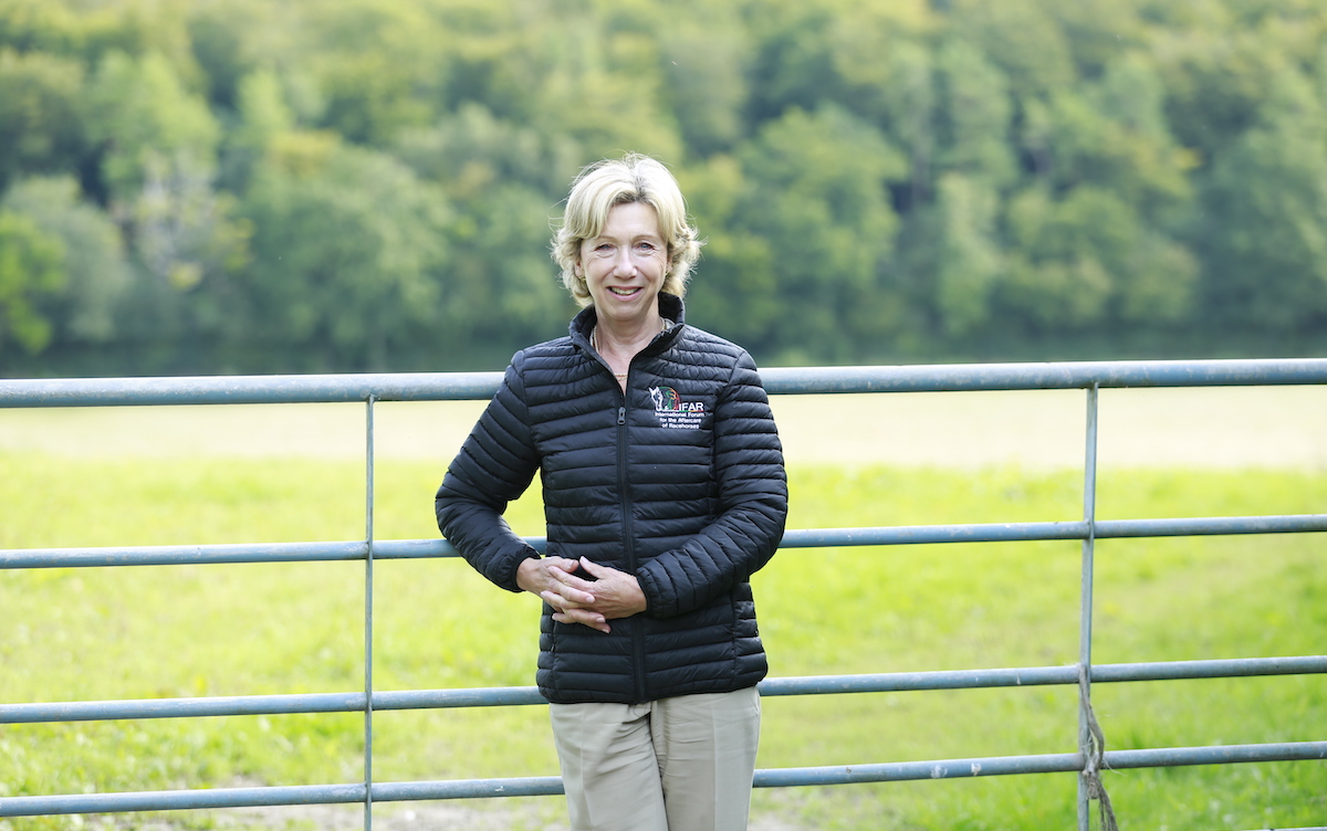Di Arbuthnot: at the forefront of global effort to promote racehorse aftercare in her role as chair of IFAR. Photo supplied
