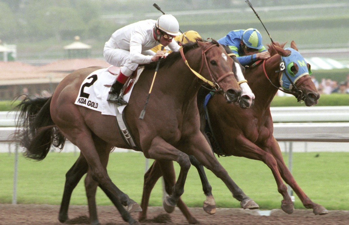 A nail-biter in the 2001 Potrero Grande marked Kona Gold's sixth win in a row. Photo: Benoit