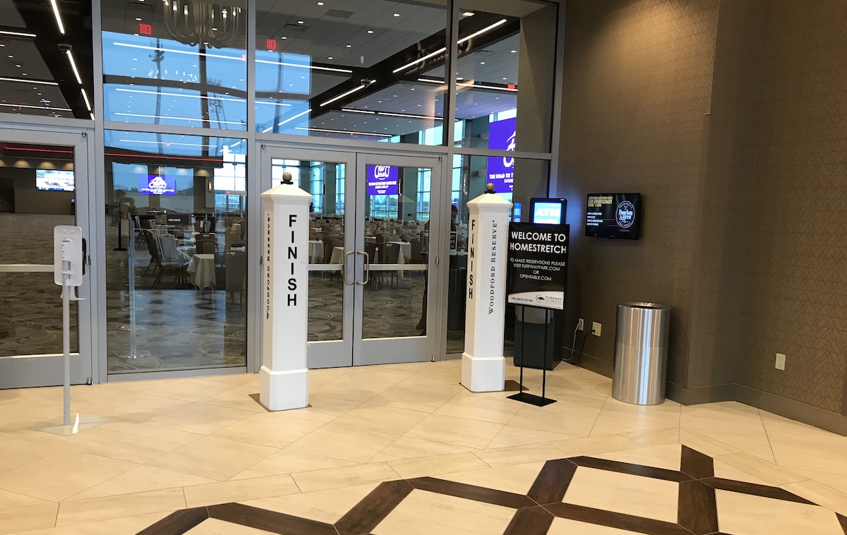 Weclome to Turfway: Event Center entrance at the northern Kentucky venue. Photo: Ken Snyder