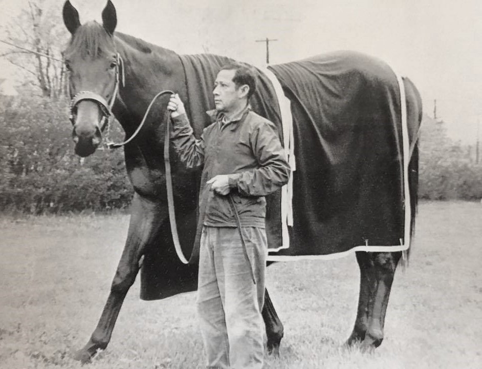 Hill Rise cut a handsome figure even grazing at Churchill Downs during Derby week in 1964. Photo: Churchill Downs