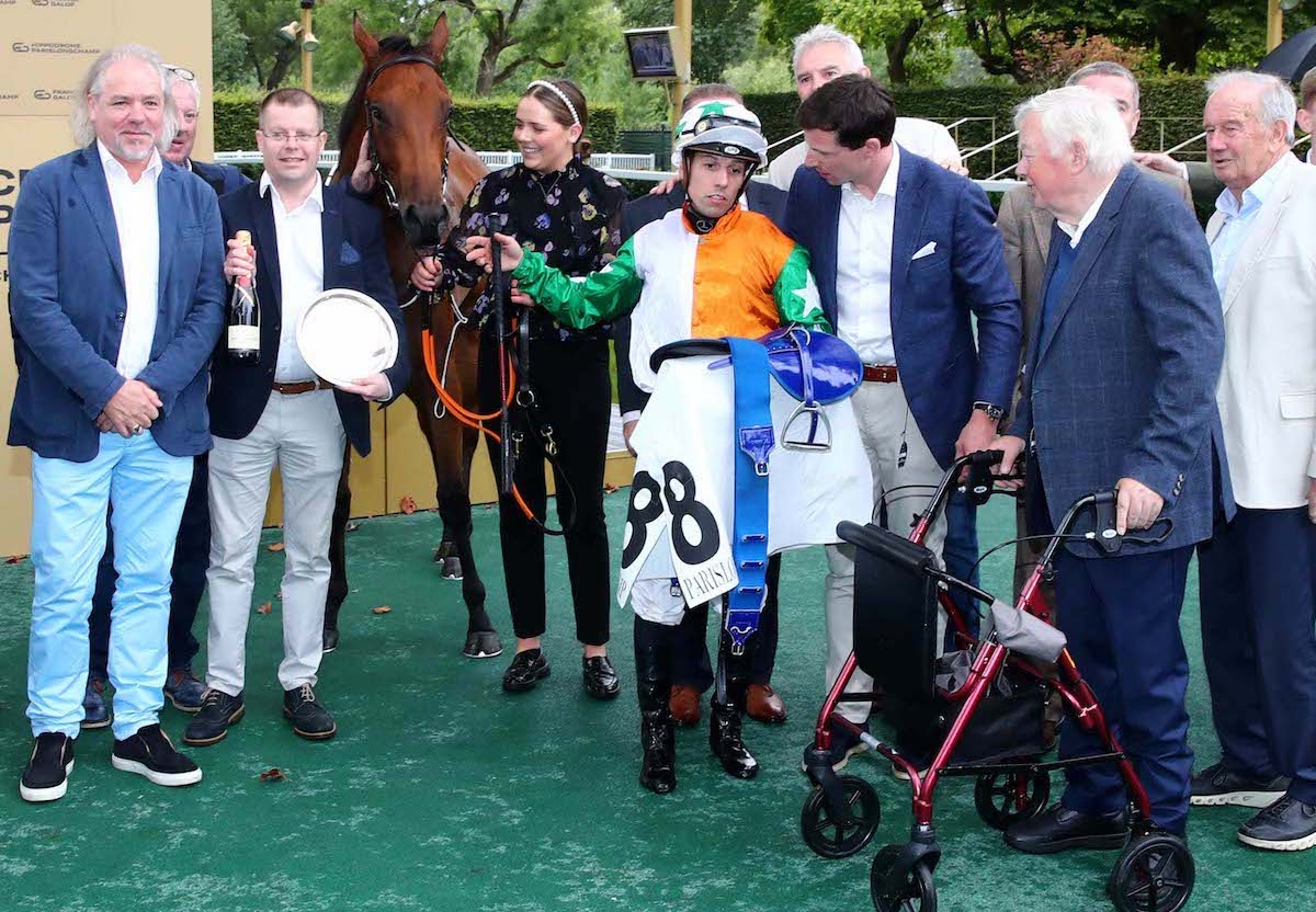 Tiger Belle: Cork winner secured a bonus voucher for her owners Shamrock Thoroughbreds before landing G3 Prix d’Arenberg at ParisLongchamp. Photo: Dyga / focusinracing.com