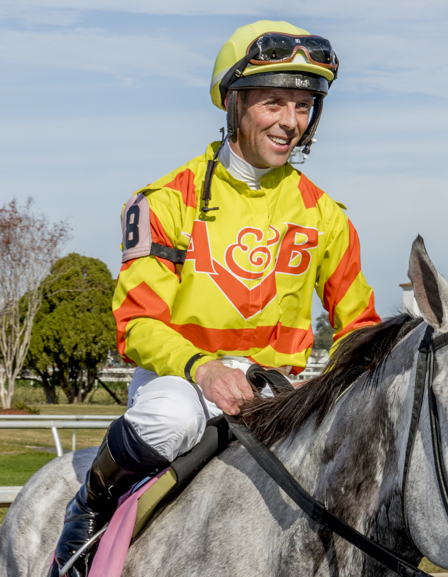 Ben Curtis: ‘He fits the horse, he’s a smart guy,’ says Whit Beckman. Photo: Hodges Photography / Fair Grounds