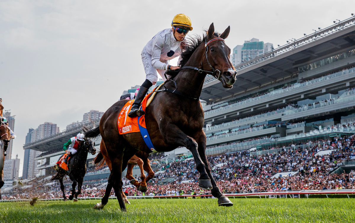 Golden Sixty: seeking fourth consecutive success in FWD Champions Mile. Photo: HKJC