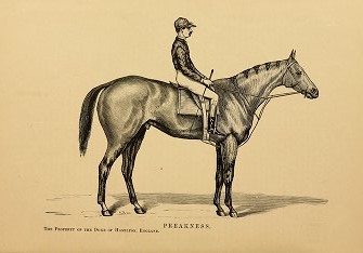 Preakness: honored in Pimlico Classic. Image: Print at Penn: Selected Printed Works, Fairman Rogers Collection