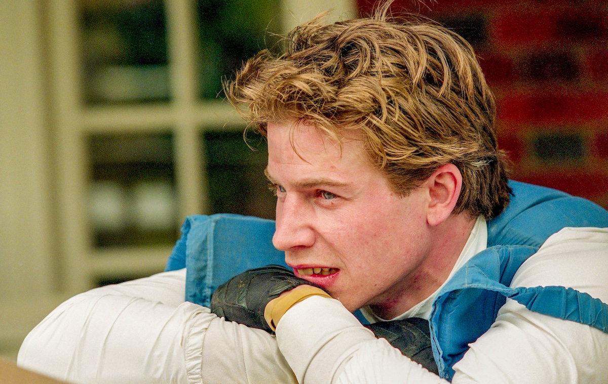 Days of yore: former leading jump jockey Jamie Osborne pictured in 1996. Photo: Mark Cranham / focusonracing.com 