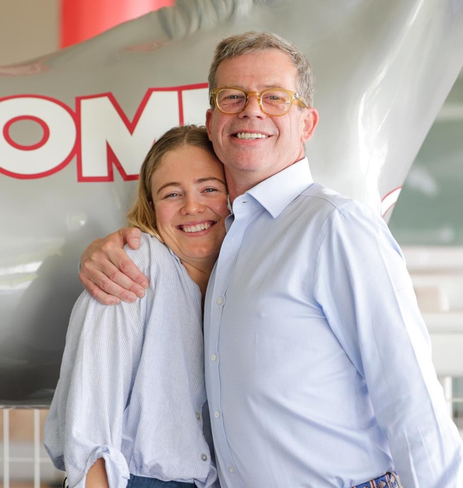 Trainer Jamie Osborne and daughter Saffie are teaming up with Heart Of Honor. Photo: Dubai Racing Club / Liesl King