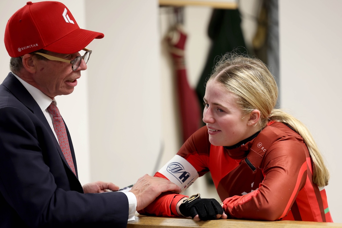 Family affair: Jamie and Saffie Osborne. Photo: Dan Abraham / focusonracing.com