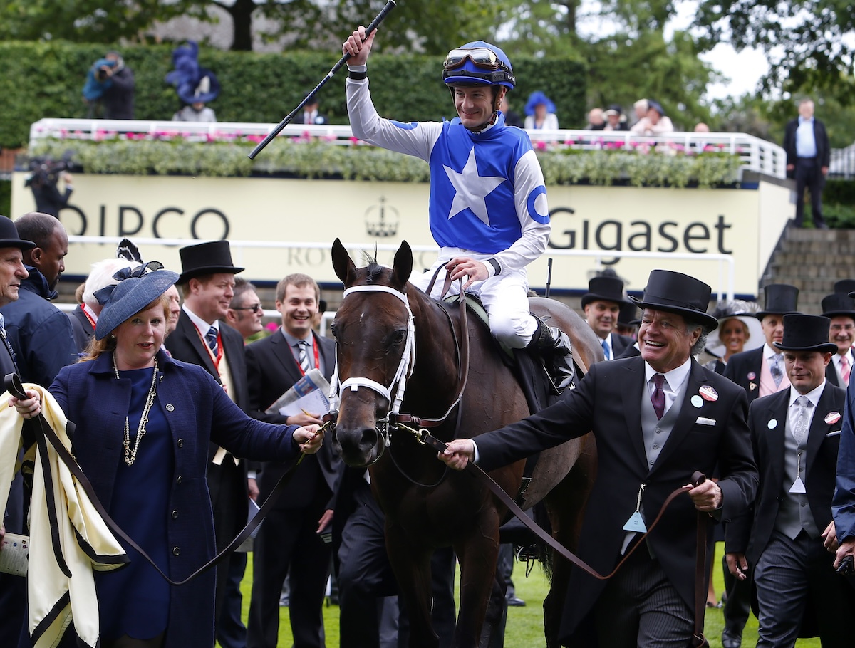 A triumphant return for Tepin and Julien Leparoux. Photo: Dan Abraham / focuonracing.com
