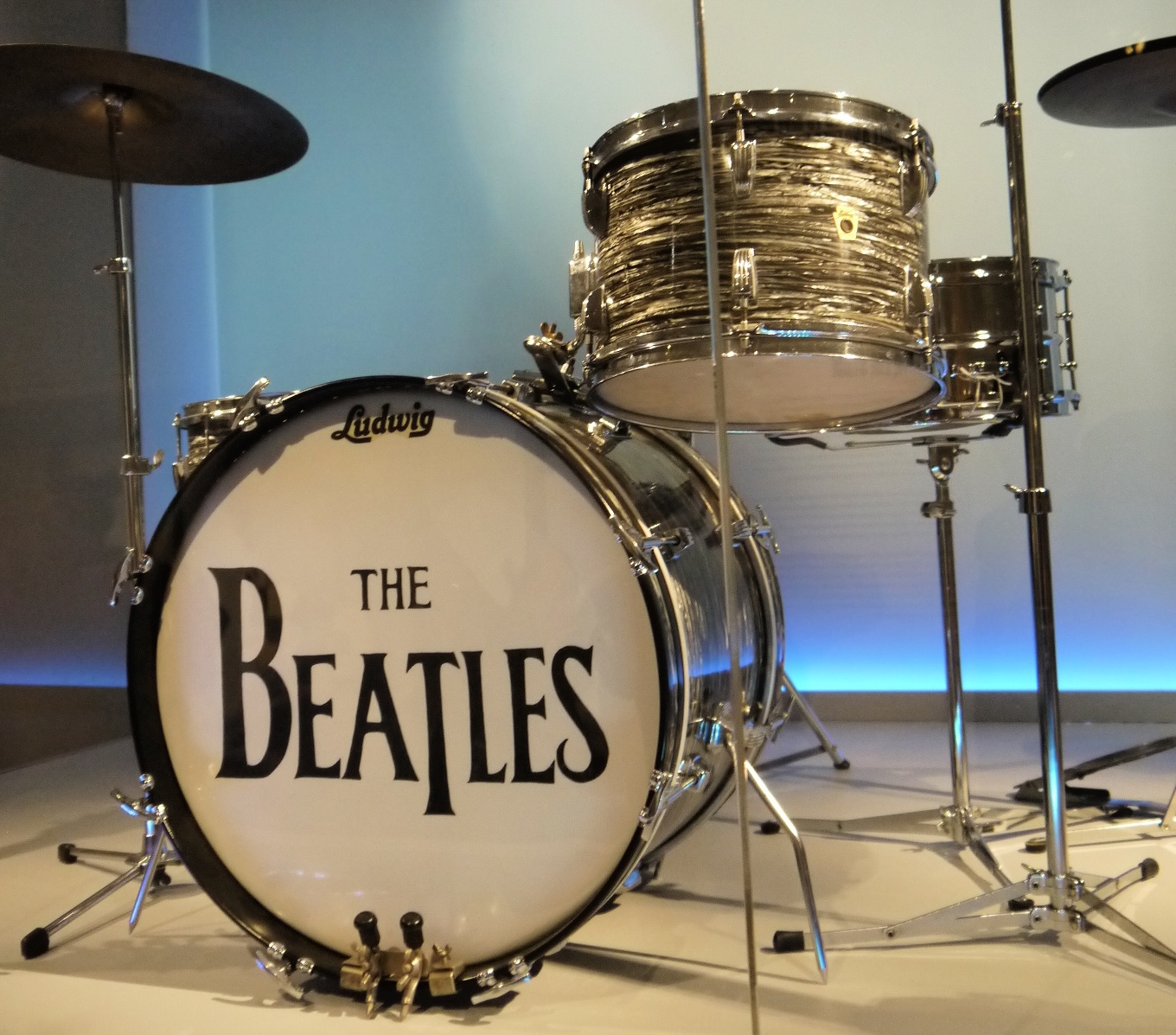 Ringo Starr’s first Ludwig drum kit is part of the Jim Irsay Collection. Photo: Wikimedia Commons