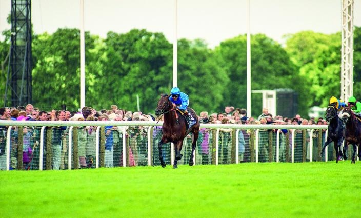 Splendid isolation: a case of Dubai Millennium first, the rest nowhere at Royal Ascot. Photo: Godolphin
