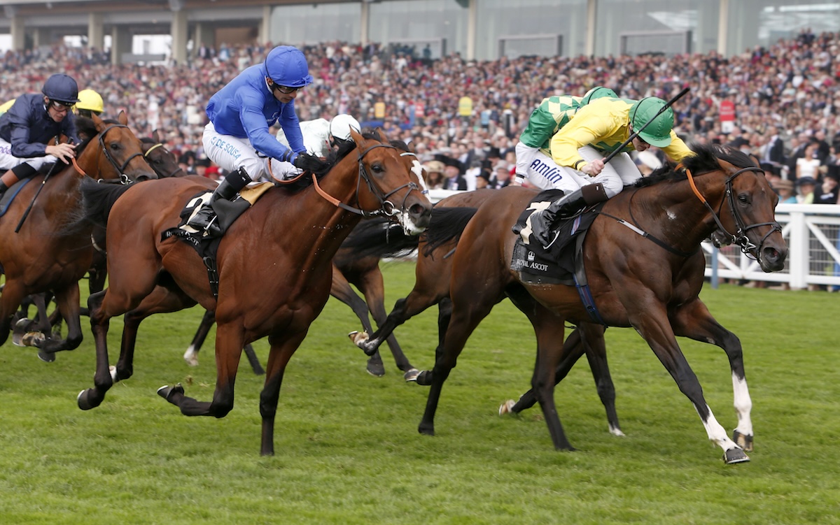 Roca Tumu (green cap) scores at Royal Ascot under Billy Lee. Photo: Dan Abraham / focusonracing.com