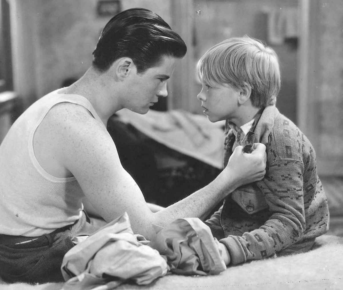 Rooney was already stealing scenes at age 11 in Fast Companions, with Tim Brown. (Universal Pictures photo)