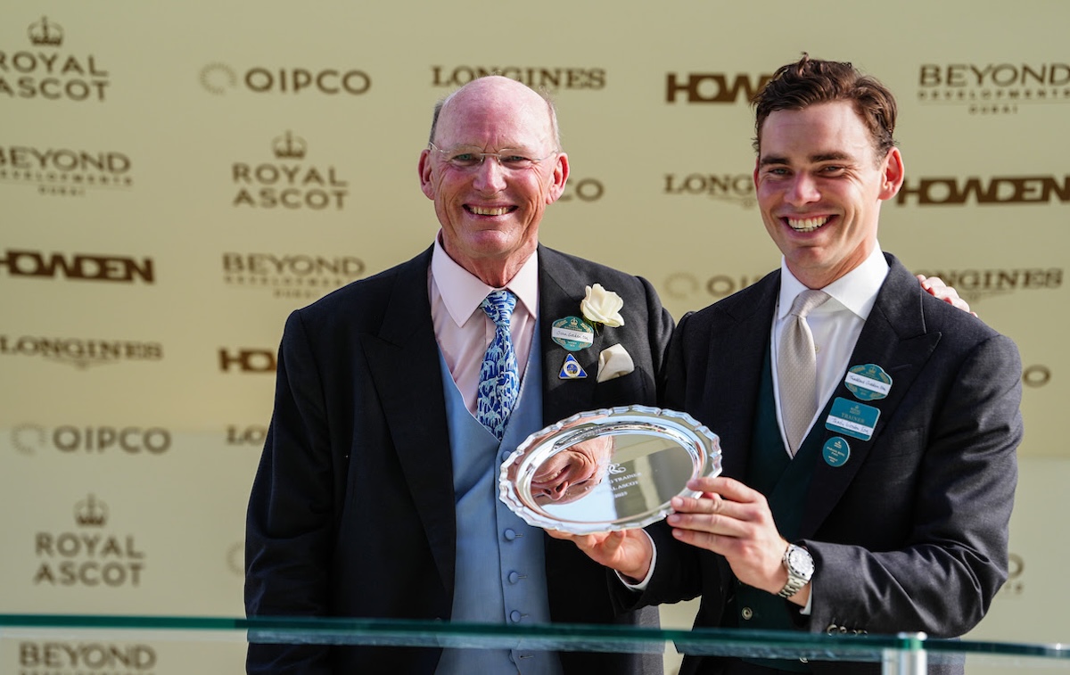 John & Thady Gosden: won leading trainer award at Royal Ascot. Photo: Megan Coggin