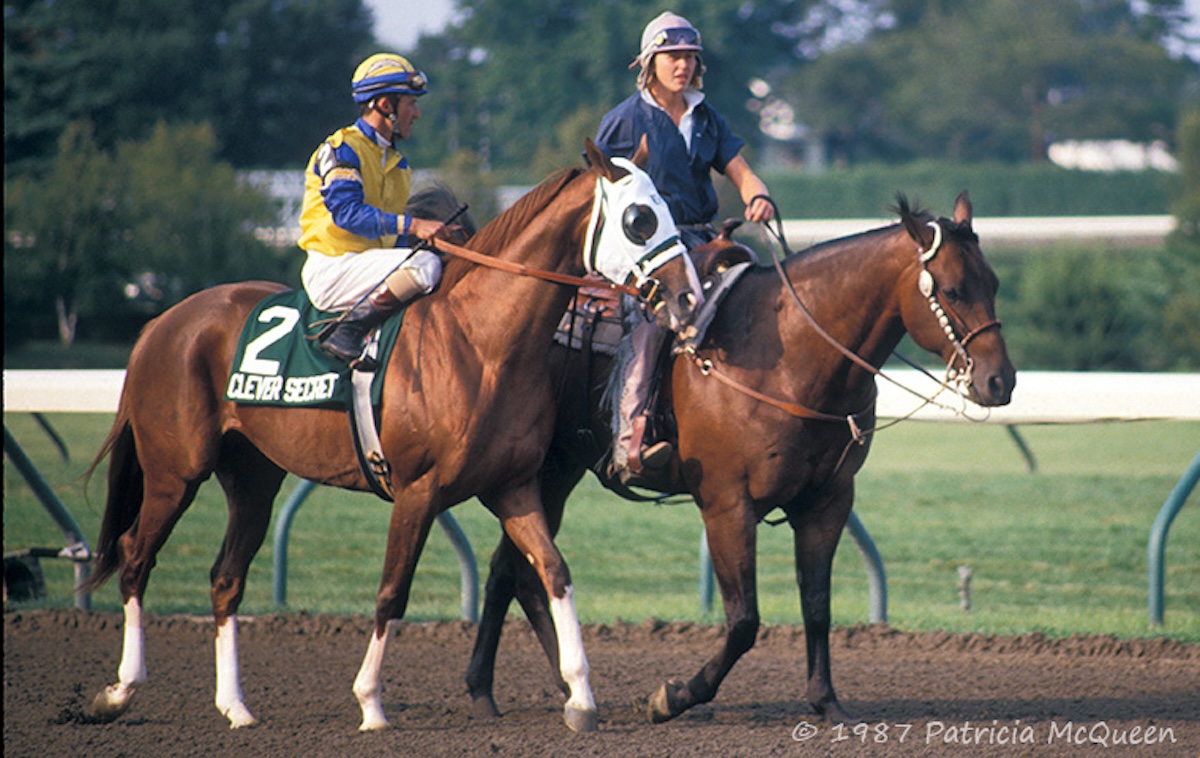 Clever Secret: the last of seven Secretariat stakes winners trained by Lukas. Photo: Patricia McQueen