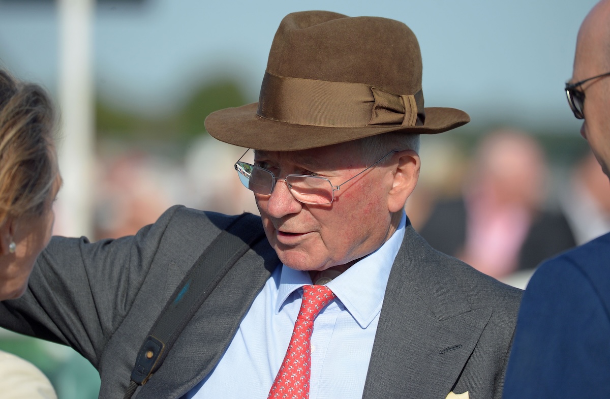 Barry Hills, who died last month aged 88. Photo: focusonracing.com